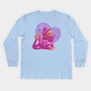 Valentine's crush Kids Long Sleeve T-Shirt